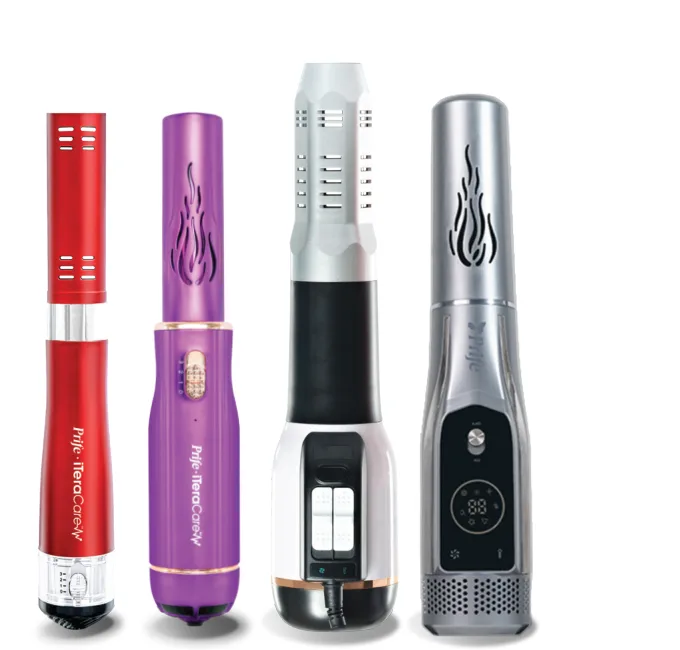 เครื่องเป่า iTeraCare 3 รุ่น สีเงิน แดง และม่วง